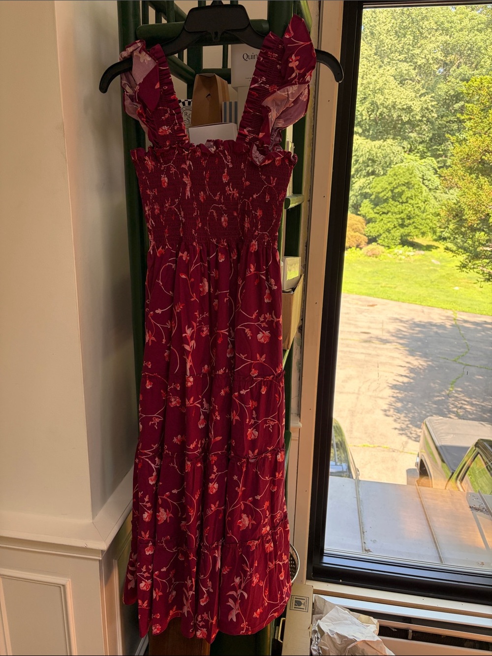 Hill House Nap Dress Smocked Floral Maxi Dress XS NWOT - Picture 5 of 5